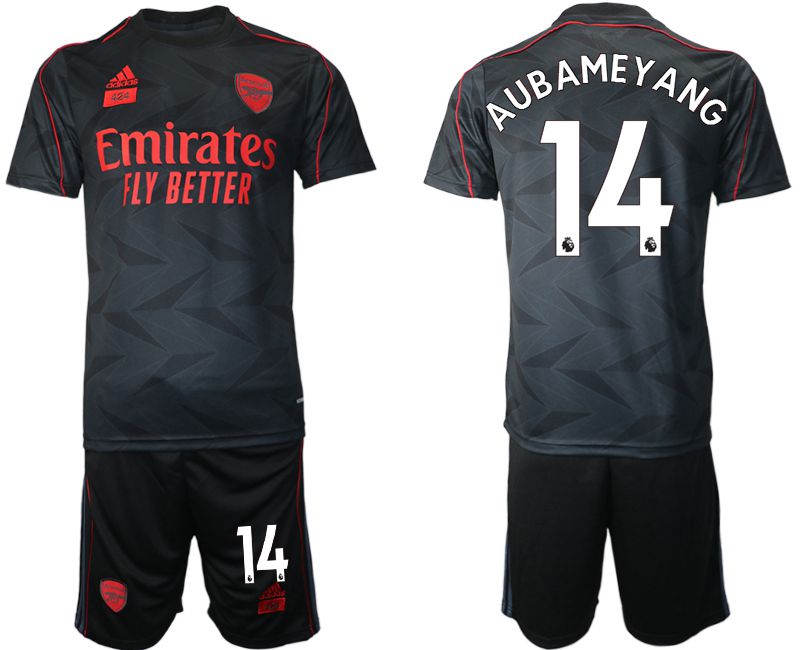 Men 2020-2021 Club Arsenal commemorative edition black #14 Adidas Soccer Jersey